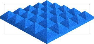 4" Pyramid Foam Panel